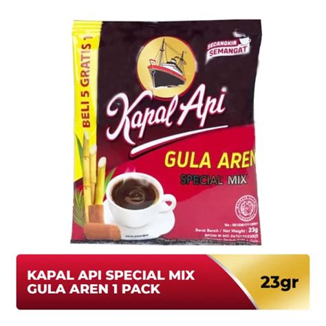 Kopi Kapal Api Gula Aren Special Mix Renceng X Gr Lazada