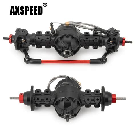 AXSPEED eje diferencial medio delantero trasero CNC de aleación de