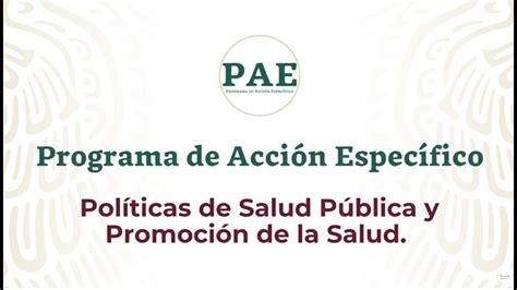 Pae Pol Ticas De Salud P Blica Y Promoci N De La Salud Youtube