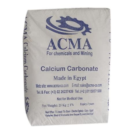 Caco Acma Coated Calcium Carbonate Kg Powder At Rs Kg In Ahmedabad