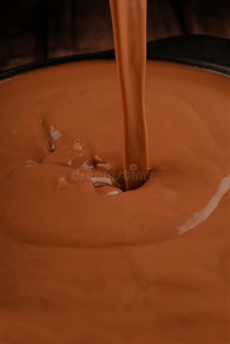 Pouring Chocolate Stock Photo Image Of Confectionery 8528806