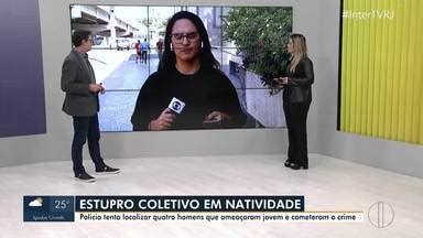 RJ Inter TV 1ª Edição Polícia investiga caso de estupro coletivo em