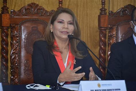 Marita Barreto del Equipo Especial de Fiscalía Se acumularán