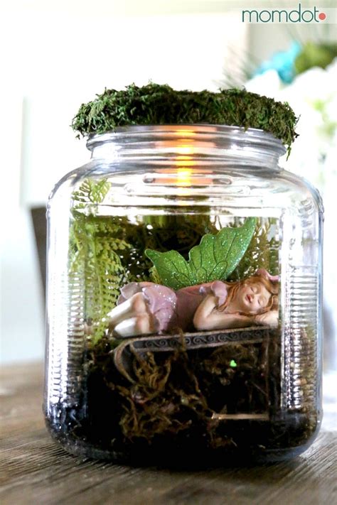 DIY Mason Jar Fairy House - Momdot.com