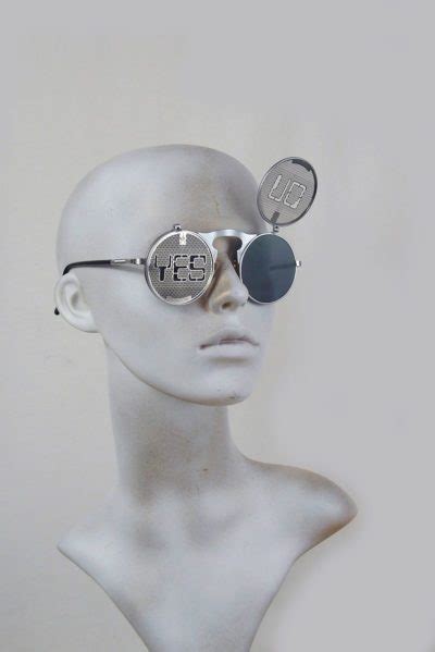 Round Goth Steampunk Stainless Steel Sunglasses Unusual Unique Hi Tek