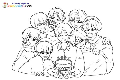 Stray Kids Coloring Pages