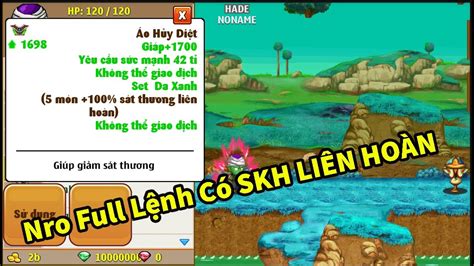 nro lau moi nro noname ngoc rong lau full cac lenh  set kich hoat