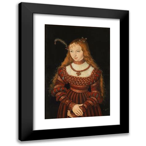 Lucas Cranach The Elder 11x14 Black Modern Framed Museum Art Print