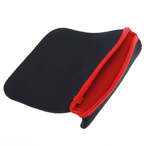 Neoprene 8 Tablet Sleeve Bag And Carry Pouch Case Black