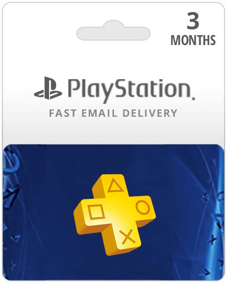 Playstation Plus 3 Month Membership Card | PSN Cards