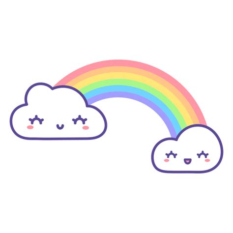 Cute Clouds And Rainbow Png And Svg Design For T Shirts