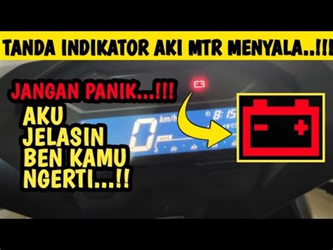 Tanda Indikator Aki Vario Menyala Merah Terus Riset Di