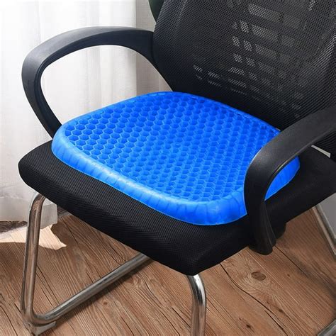 Gel Seat Cushion Cooling Seat Cushion Thick Big Breathable Honeycomb Designarc Blue Walmartca