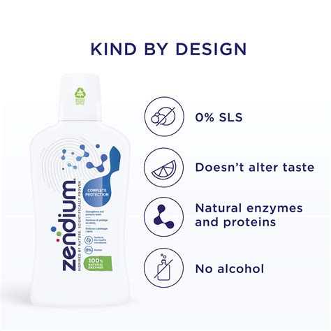 Buy Zendium Mouthwash Complete Protection Contains Natural