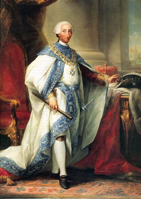 The King Carlos Iii By Anton Rafael Mengs Palacio Real De Madrid C 1760 Carlos Iii