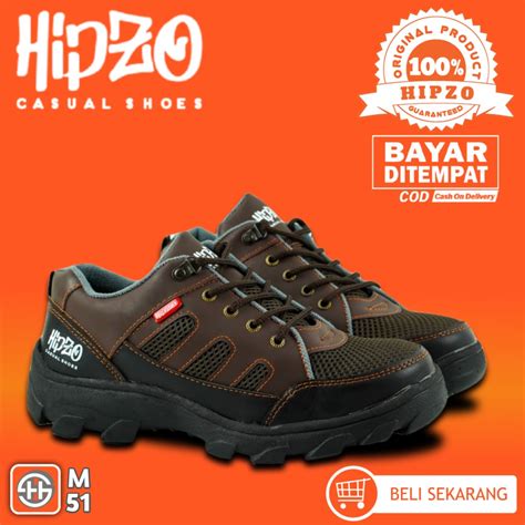 Jual Sepatu Safety Boot Hipzo M Sepatu Boots Kulit Pria Cowok Boots