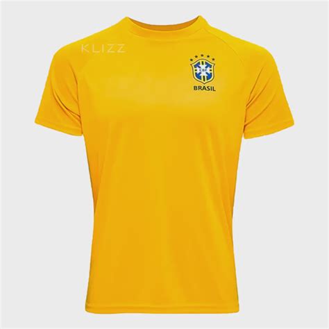 Camisa Brasil Cbf Basic Amarela Klizz Camiseta Seleção Submarino