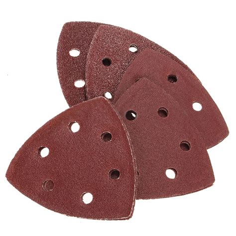 50Pcs Triangle Sanding Sheets Mouse Detail Sander Pads 40 60 80 100