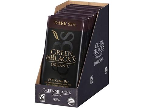 Organic Dark Chocolate 85% Cacao, 10ct