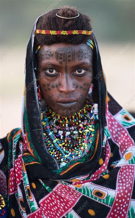 Wodaabe Woman At Guerewol In Chad Stock Image C0343733 Science Photo Library