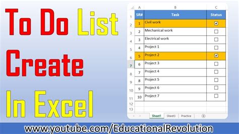 How To Prepare A Checklist In Excel Excel Templates