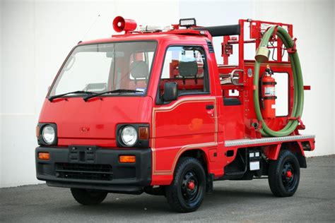 1992 Subaru Sambar 4WD Mini Fire Truck for sale on BaT Auctions - sold ...