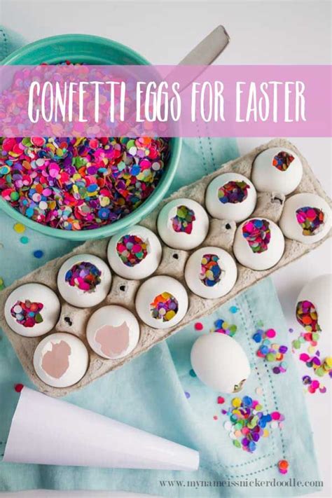 How To Make Fun Confetti Eggs For The Easter Holiday Hot Confetti