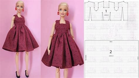 151 vestido para Barbie patrones en la descripción Vestiti per