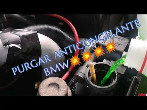 TUTORIAL PURGAR ANTICONGELANTE BMW YouTube