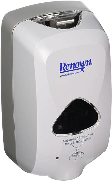 Renown Ren02540 Touch Free Foam Hand Soap Dispenser 1200ml Dove Gray