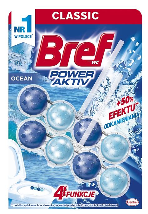 BREF Power Aktiv Ocean 2x50g Kostka Do WC Niskie Ceny I Opinie W