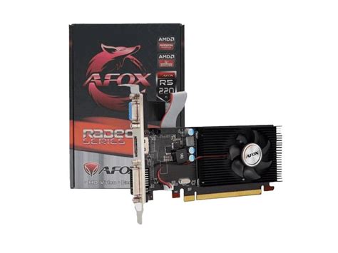 Placa De Video Afox Radeon R5 220 2gb Ddr3 64 Bits Afr5220 2048d3l4