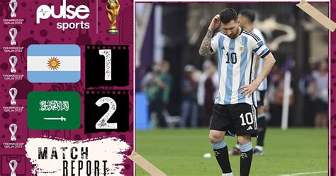 Argentina Vs Saudi Arabia Lionel Messi Stunned As Saudi Arabia Defeat