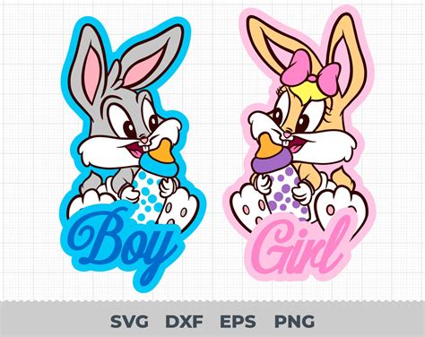 Baby Bugs Bunny Y Lola Svg Bunny Boy Svg Lola Girls Svg Rikunastore