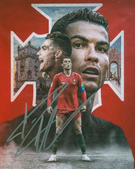 CRISTIANO RONALDO MANCHESTER UNITED SOCCER SIGNED 8X10 PHOTO WITH COA ...