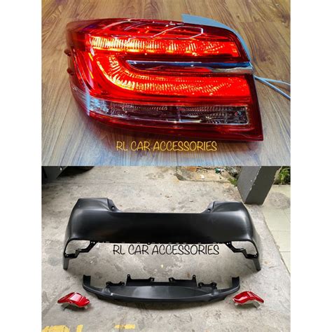 Toyota Vios Ncp150 2013 2018 Convert Thai Bodykit Body Kit Front Rear Bumper Headlamp Head