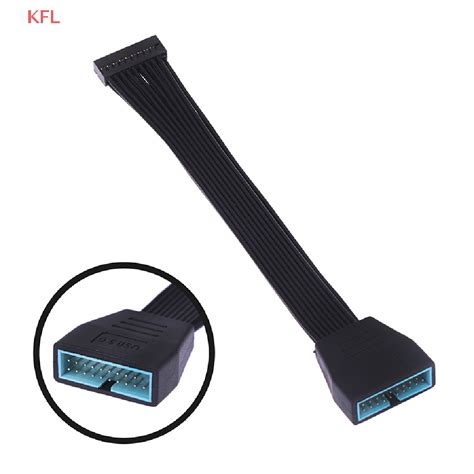 Kfl 1pc Motherboard Mainboard Usb3 0 19pin 20pin Female To Usb 3 0 19pin 20 Pin Male Shopee