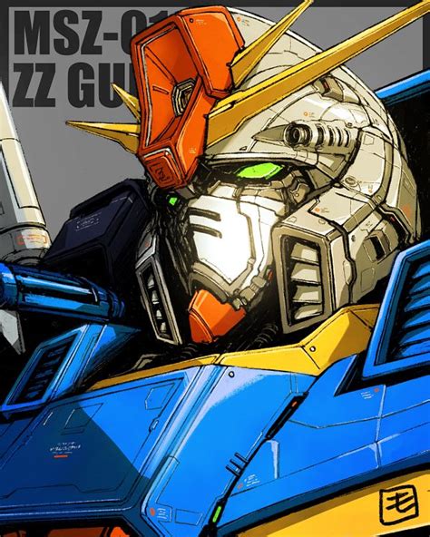 Msz Zz Gundam Mobile Suit Gundam Image By Moyan Mangaka