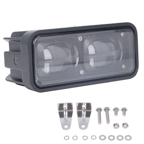 Double Lens LED Forklift Safety Light Robust High Brightness Straight