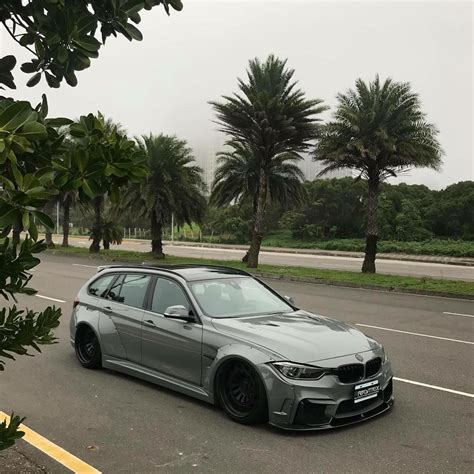 Liberty Walk F31 Bmw 3 Series Wagon Is A Cool Low Rider Autoevolution