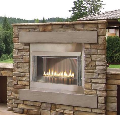 Superior 60 Outdoor Linear Fireplace Fines Gas Outdoor Gas