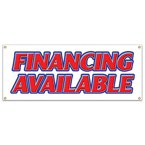 Signmission Financing Available Banner Sign Wayfair