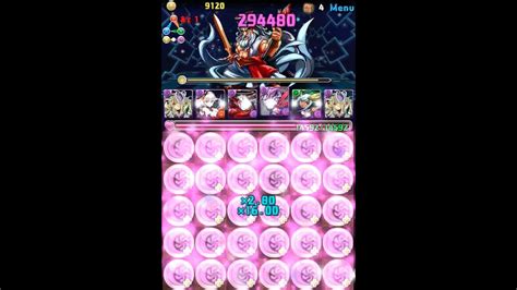 【パズドラ】ゼウス降臨 パンドラパ安定周回動画 1分20秒 Youtube