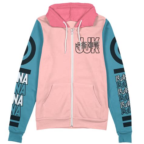 Ryomen Sukuna Jujutsu Kaisen Streetwear Zip Hoodie Jacket Anime Ape