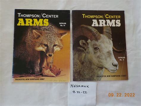 FOR SALE - Vintage Thompson Center catalogs | The Muzzleloading Forum