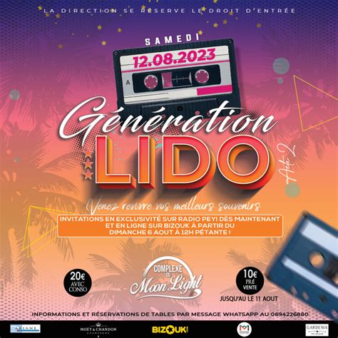 Generation Lido 2 Le Moonlight Guyane Réservez Vos Meilleurs