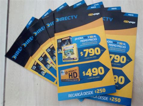 Folleto Grilla De Canales Directv Prepago Uruguay Mayo