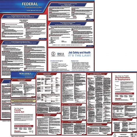 Jj Keller Federal And State Labor Law Nj Labor Law Poster Kit