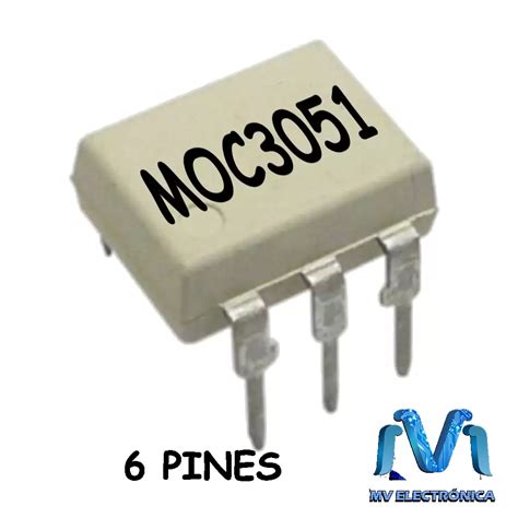 Moc Optoacoplador Con Triac V Dip