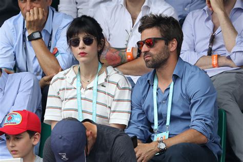 Photo Nolwenn Leroy Et Son Compagnon Arnaud Cl Ment Dans Les Tribunes